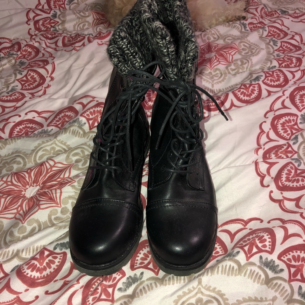 Black boots